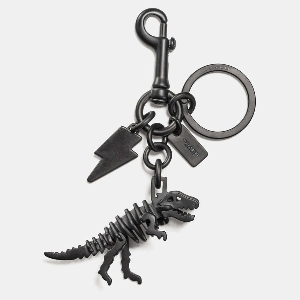 Coach Dinosaur And Lightning Bolt Key Ring